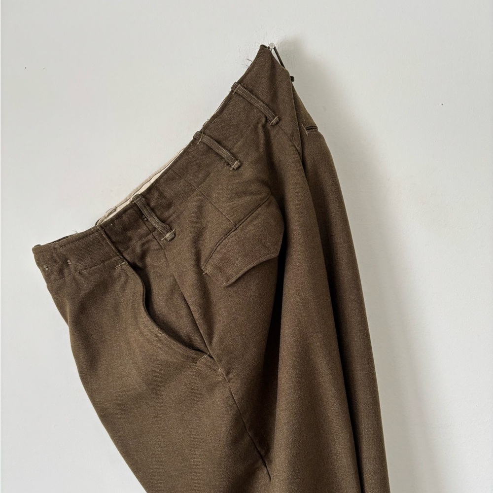Vintage 1950s Military Men’s Wool Trousers Size 33 Great condition